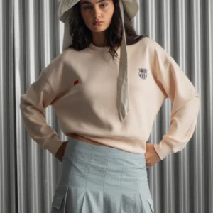 Barca Essentials Peach Crew Sweatshirt
