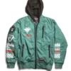 Boomslank x M.RAGE Arsenal Bomber Jacket Green