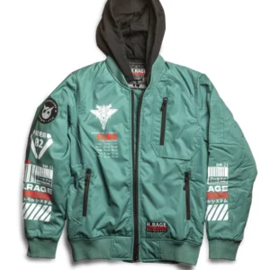 Boomslank x M.RAGE Arsenal Bomber Jacket Green
