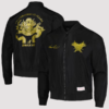 Bruce-Lee-Mitchell-Ness-Celebrating-50-Years-Bomber-Full-Zip-Black-Jacket