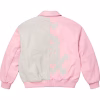 Chicago White Sox Supreme Pink Leather Varsity Jacket