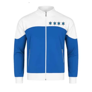 Cm Punk Fantastic Four Jacket Blue & White