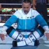 Cm Punk Star Jacket Blue & White