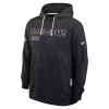 Dallas Cowboys Nike Black 2025 NFL Crucial Catch Sideline Standard Issue Dri-FIT Hoodie