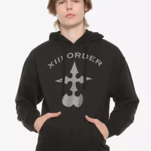Disney Kingdom Hearts Hot Topic Organization 13 Hoodie Black