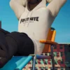 Fortnite Balenciaga White Hoodie