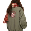 Fun Castle Heart Green Bomber Jacket
