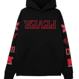 Indiana Fever WNBA x Round21 Stranger Things Parallel Hoodie Black