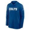 Indianapolis Colts Sideline Performance Long Sleeve Hoodie T-Shirt