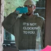 Justin Bieber It's Not Clocking To You Green Fleece Hoodie
