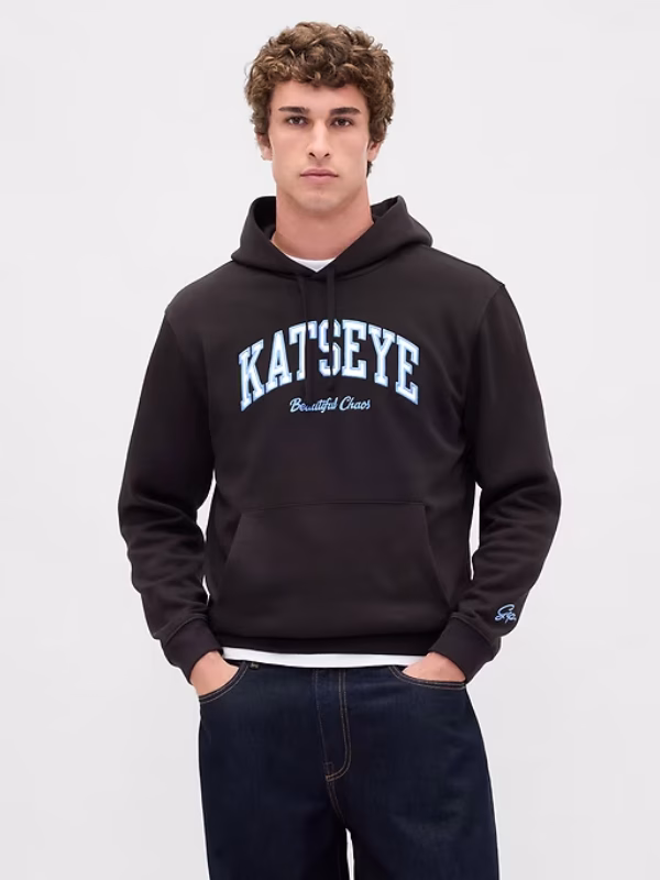 KATSEYE Logo Relaxed Hoodie Gap