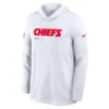 Kansas City Chiefs Nike Sideline Performance Long Sleeve Hoodie T-Shirt Red