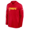 Kansas City Chiefs Sideline Performance Long Sleeve Hoodie T-Shirt