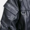 Kendrick Lamar Black Leather Cards Jacket