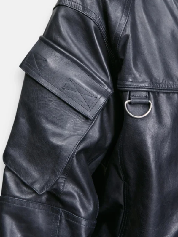 Kendrick Lamar Cards Leather Jacket Black