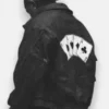 Kendrick Lamar Cards Leather Jacket Black