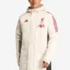 LFC adidas Mens 25-26 Domestic Long Match Day Jacket White