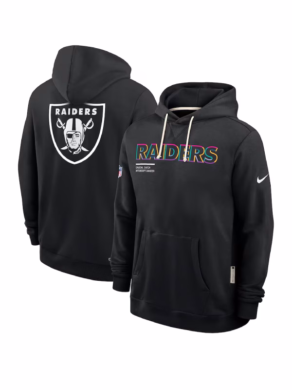 Las Vegas Raiders 2025 Crucial Catch Hoodie