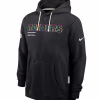 Las Vegas Raiders Nike Black 2025 NFL Crucial Catch Sideline Standard Issue Dri-FIT Hoodie
