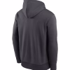 Las Vegas Raiders Nike Black Anthracite Toss Sweep Hoodie