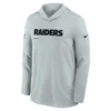 Las Vegas Raiders Sideline Long Sleeve Hoodie T-Shirt Black