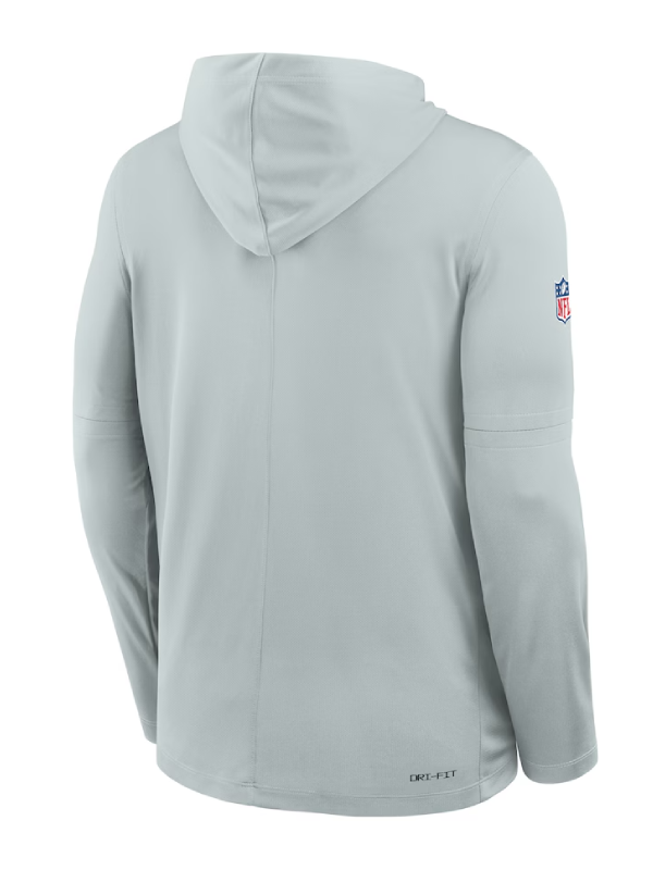 Las Vegas Raiders Sideline Performance Long Sleeve Nike Hoodie T-Shirt