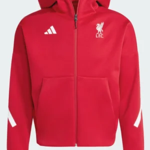 Liverpool FC Adidas Z.N.E. Anthem Jacket Red