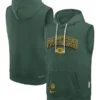 Matt LaFleur Green Bay Packers Sideline Sleeveless Hoodie