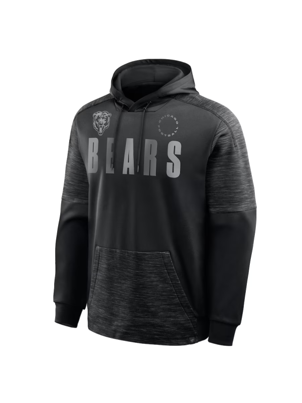 Men's Chicago Bears Fanatics Black Chip Shot Pullover Hoodie