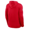 Men's Nike Red Kansas City Chiefs Sideline Pure Fury Performance Long Sleeve Hoodie T-Shirt