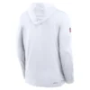 Men's Nike White Kansas City Chiefs Sideline Long Sleeve Hoodie T-Shirt