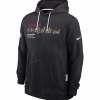 Miami Dolphins Nike Black 2025 NFL Crucial Catch Sideline Standard Issue Dri-FIT Hoodie