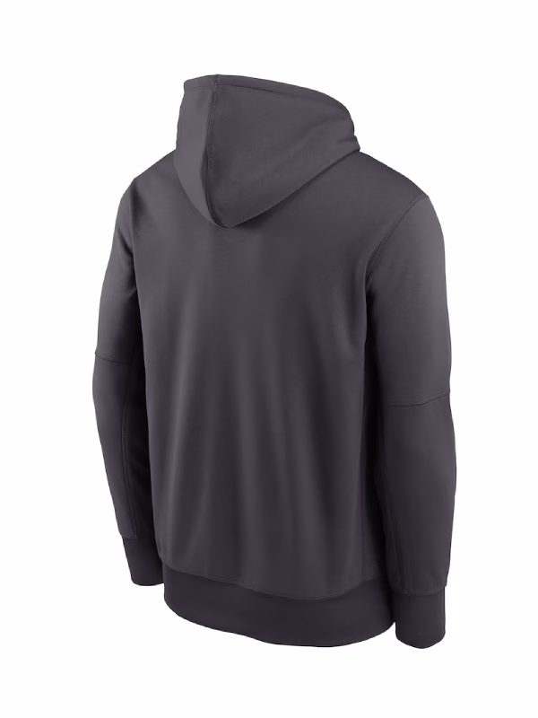 Miami Dolphins Nike Black Anthracite Toss Sweep Hoodie