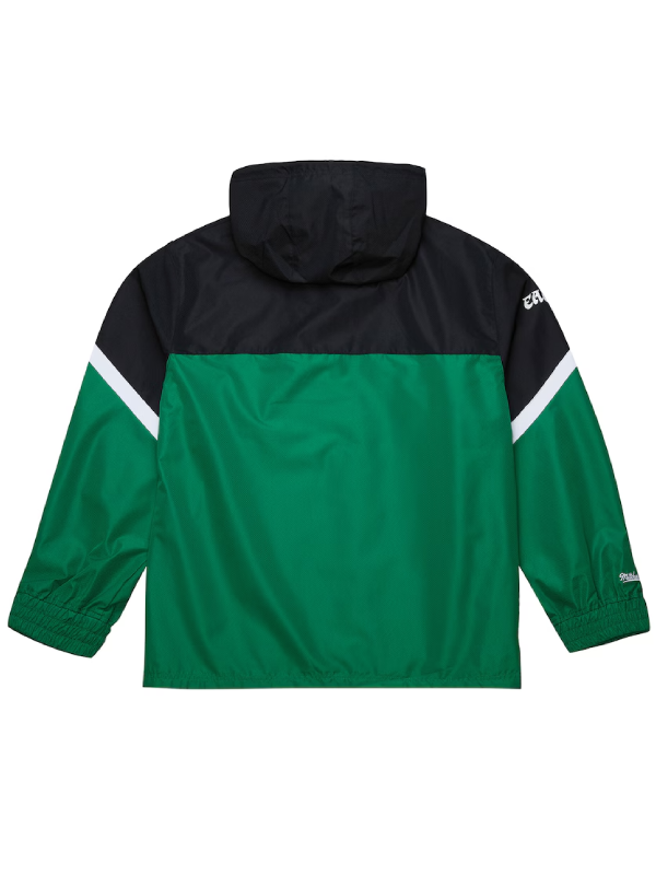 Mitchell & Ness Philadelphia Eagles Tie Breaker Anorak Half-Zip Windbreaker Jacket