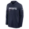 New England Patriots Sideline Performance Long Sleeve Hoodie T-Shirt