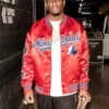 New Era x OVO Montreal Expos Red Varsity Jacket