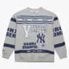 New York Yankees All Over Print Vintage Crewneck Sweatshirt