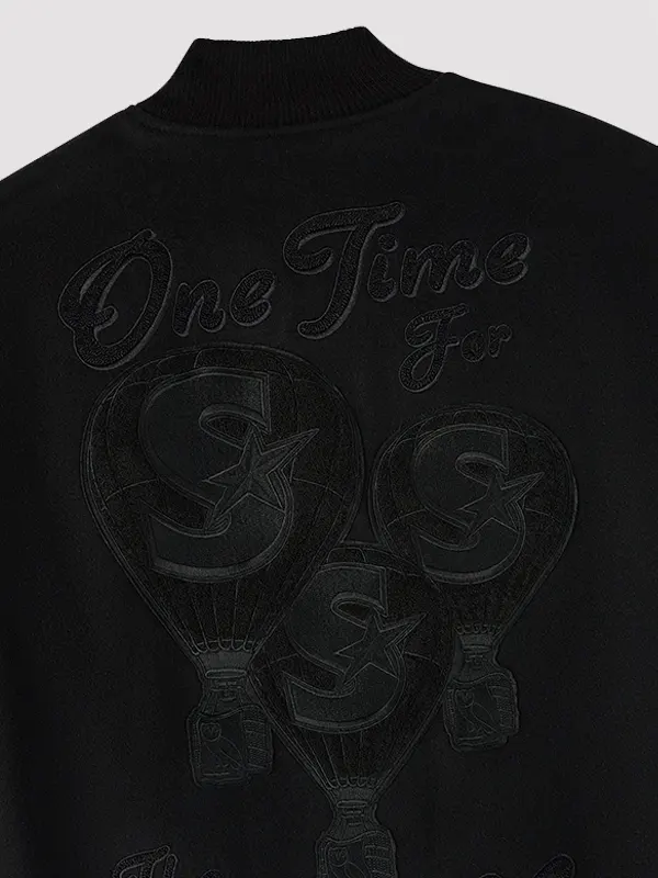 OVO Scarborough Shooting Stars Black Varsity Jacket