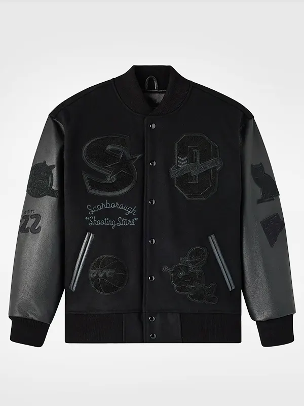 OVO Scarborough Shooting Stars Championship Varsity Jacket Black