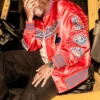 OVO x New Era Montreal Expos Varsity Jacket Red