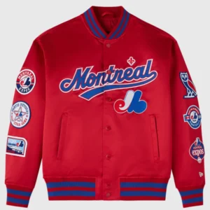 OVO x New Era x MLB Montreal Expos Varsity Jacket