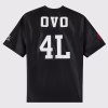 OVO4L Football Black Tee