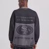 Off Season Brand 49ers Fleece Sweatshirt Black & Grey