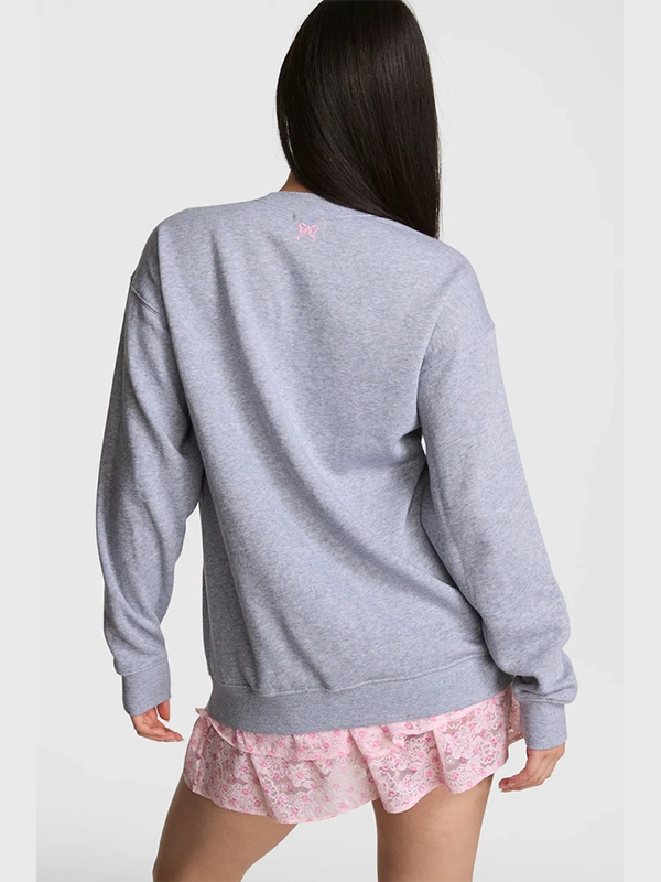 PINK x LoveShackFancy Sweatshirt Grey