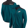 Philadelphia Eagles Color Block Polar Fleece Jacket Kelly Green