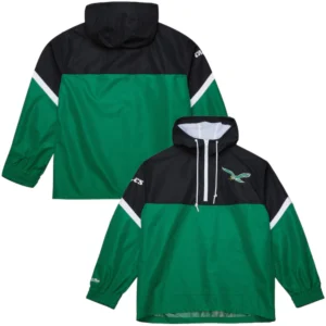 Philadelphia Eagles Tie Breaker Anorak Half-Zip Jacket