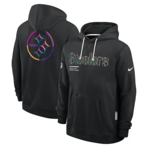 Pittsburgh Steelers 2025 Crucial Catch Hoodie Black