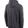 Pittsburgh Steelers Nike Anthracite Toss Sweep Black Hoodie