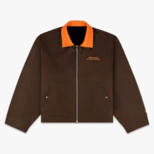 Siegelman Stable Embroidered Barn Jacket Brown