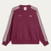 Sporty and Rich x Adidas Sweatshirt Maroon